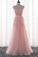 2022 New Arrival V Neck Tulle With Applique And Sash A Line P33L1JTP