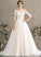 With Wedding Dresses Scoop Neck Court Train Wedding Tia Dress Tulle Ball-Gown/Princess Sequins