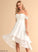 With Wedding Dresses Wedding A-Line Sequins Beading Lace Chiffon Angeline Dress Asymmetrical