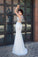 White Two Piece Sheath Crystal Sleeveless Long Chiffon Prom Dresses