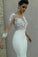 2022 New Arrival Satin Wedding Dresses Mermaid Scoop With Appliques And Pearls PLT24S54