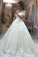 Gorgeous Ball Gown Off the Shoulder Sweetheart Open Back Tulle Lace Wedding Dresses uk PW205