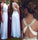 White Open Backs Simple Beaded A Line With Straps Glitter Backless Prom Dress For Teens