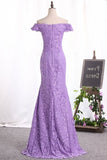 2022 New Arrival Off The Shoulder Lace Mother Of The Bride Dresses P3STRFBY