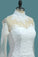 2022 Mermaid Wedding Dresses High Neck Long Sleeves Tulle With Applique PDZ7GDAT