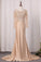 2022 Mermaid Spandex V Neck Long Sleeves Prom Dresses With Applique PY3MZ3YZ