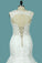 2022 Mermaid/Trumpet V Neck Wedding Dresses Court Train Tulle With Applique Lace PQ8CNMYN