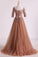 2022 Mother Of The Bride Dresses A Line Bateau Tulle With Applique & Sash Sweep PXN89M8K
