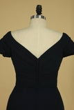 2022 New Arrival V Neck With Ruffles Mother Of The Bride Dresses A P5S1NTT5