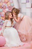 2022 New Arrival Flower Girl Dresses Scoop Two Pieces With PGAEYQL5