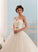 White Tulle Sweetheart Strapless Open Back Ball Gown Sleeveless Floor-Length Wedding Dress