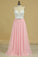 2022 New Arrival Prom Dresses Scoop A Line Chiffon With Beading Sweep PJJ6H2LQ