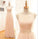 Blush Pink Lace Chiffon Scoop Sleeveless A-Line Zipper Floor-Length Long Bridesmaid Dresses