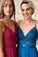 Spaghetti Straps A-Line Long Cheap Prom Dresses With PG1YRB9Y