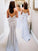 Simple Strapless Grey Satin Cheap Long Bridesmaid Dresses