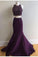 Pd01151 Charming Two Pieces Mermaid Prom Dress Satin Prom Dress Beading Evening
