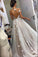 A Line Gray Tulle Open Back Butterfly Sleeveless Long Party Dresses Prom Dresses